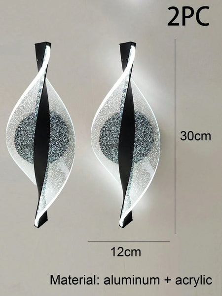 Wall Light - LED Modern 1PC Gold/Black Acrylic Lamp SW-36210345 - SWEET-LIGHTS