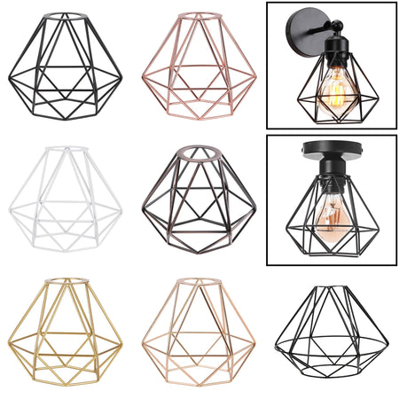 Lampshade - Metal Light Guard Cage Cover Retro Industrial Shade SW-36210478 - SWEET-LIGHTS