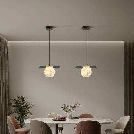 Pendant Light - Natural Marble Ceiling Lamp for Dining Room SW-36210345 - SWEET-LIGHTS