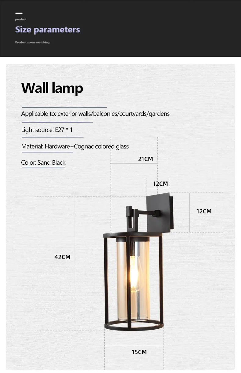 Outdoor Light - Minimalist Waterproof Wall Lamp for Garden SW-36210345 - SWEET-LIGHTS