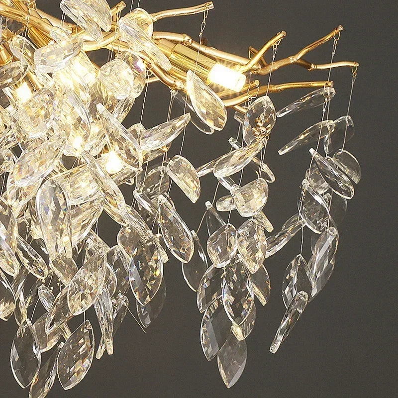 Pendant Light - French Luxury Golden Modern Branch Chandelier SW-36214678 - SWEET-LIGHTS
