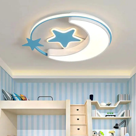 Children Lighting - Moon Star Led Ceiling Light Fixture For Kid Room Bedroom SW-36210234 - SWEET-LIGHTS