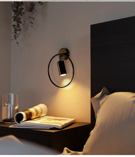 Wall Light - Modern LED Circular Electroplating Spotlight For Bedroom Living Room SW-36210345 - SWEET-LIGHTS