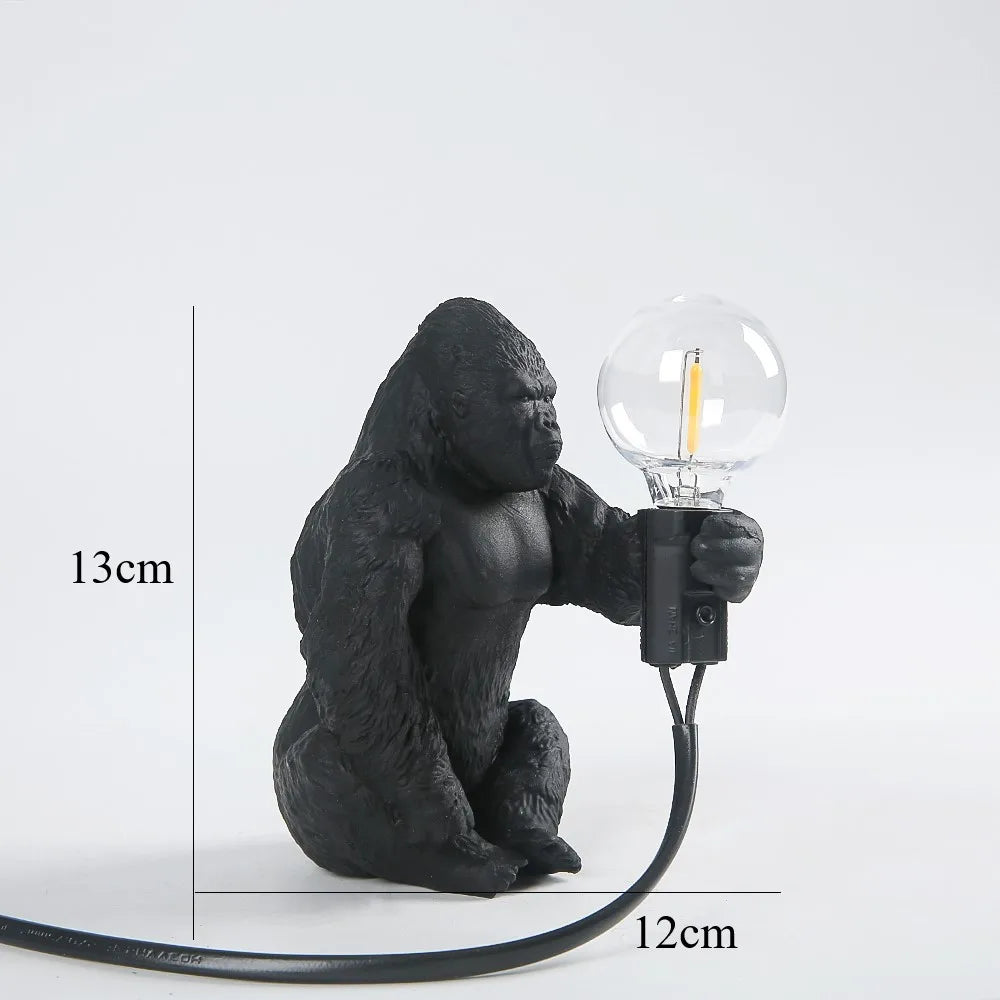 Table Lamp - King Kong Gorilla Animal Indoor Resin Night Light SW-36210374 - SWEET-LIGHTS