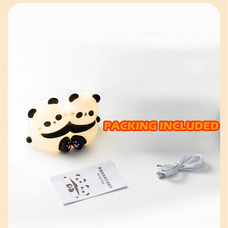 Children Lighting - Cute Hug Panda Night Light LED Squishy Animal Night Lamp 3 Level Dimmable for Kids SW-36210345 - SWEET-LIGHTS