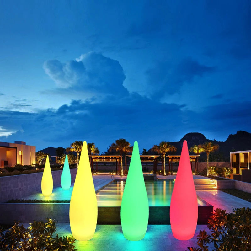 Outdoor Light - OUFULA Landscape Rechargeable Lamp USB 16 Colors LED Remote Control Waterproof IP65 for Garden SW-36210457 - SWEET-LIGHTS
