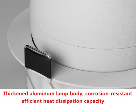 Spotlight - Embedded Rotating LED Downlights 7W9W12W15W20W Anti Glare COB Spot Lights AC90-260V SW-36210453 - SWEET-LIGHTS