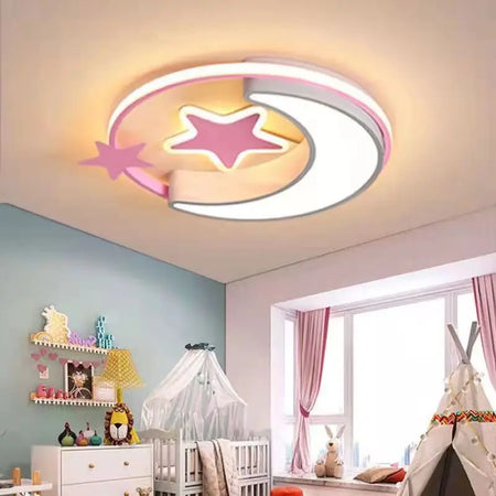 Children Lighting - Moon Star Led Ceiling Light Fixture For Kid Room Bedroom SW-36210234 - SWEET-LIGHTS