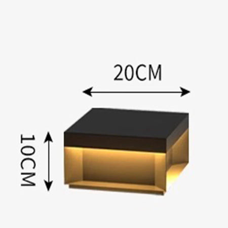 Outdoor Light - Solar Pillar Light Waterproof Garden Lights SW-36210345 - SWEET-LIGHTS
