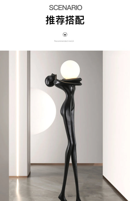 Floor Lamp - Creative Art Character-shaped Sculpture LED Lights SW-36214978 - SWEET-LIGHTS