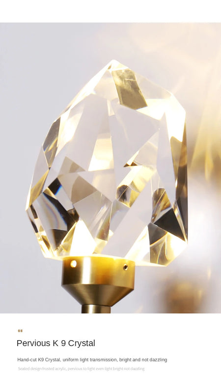 Wall Light - Modern Led Wall Lighting for Bedroom Living Room Hotel Sconce Crystal Luxury Gold SW-36210347 - SWEET-LIGHTS