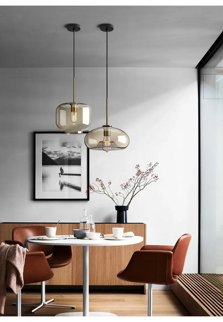 Pendant Light - Nordic LED Glass Chandelier Multi Head for Dining Room Living Room Bedroom Cafe SW-36210578 - SWEET-LIGHTS