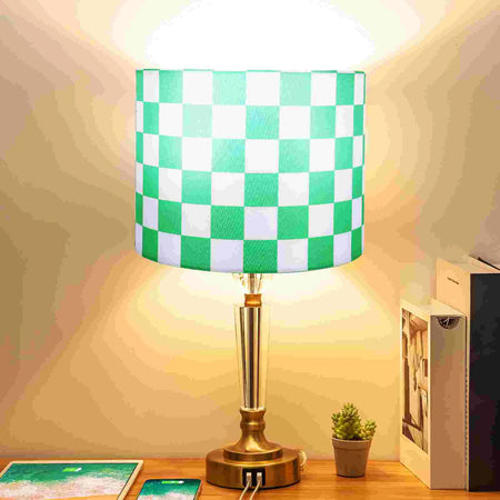 Lampshade - Single Drum Linen Fabric Replacement Shade SW-36214567 - SWEET-LIGHTS