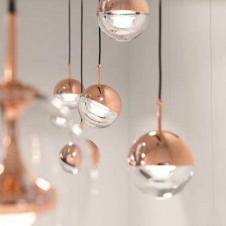 Pendant Light - Creative Round Crystal Dora Long Line for Bedroom and TV Background SW-36214567 - SWEET-LIGHTS