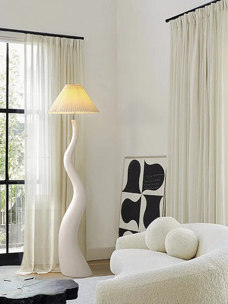 Floor Lamp - Designer Cream Resin LED E27 Vertical Light for Living Room SW-36210345 - SWEET-LIGHTS