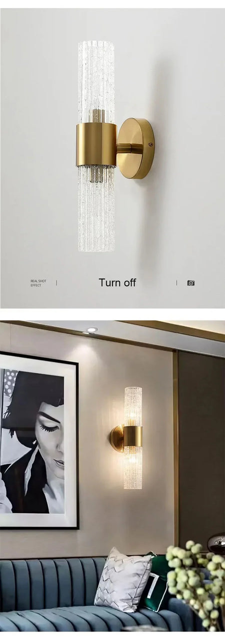Wall Light - Luxury Morden Crystal Wall Lamp with LED Bulbs for Bedroom Living Room Indoor Lighting Fixture SW-36210456 - SWEET-LIGHTS