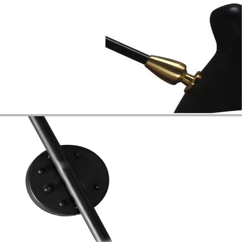 Floor Lamp - Serge Mouille 3-arm Designer Tripod LED Lamp SW-36214890 - SWEET-LIGHTS