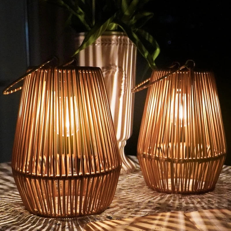 Outdoor Light - 1pcs/2pcs Solar Hand Woven 0.6W Garden Light SW-36210793 - SWEET-LIGHTS
