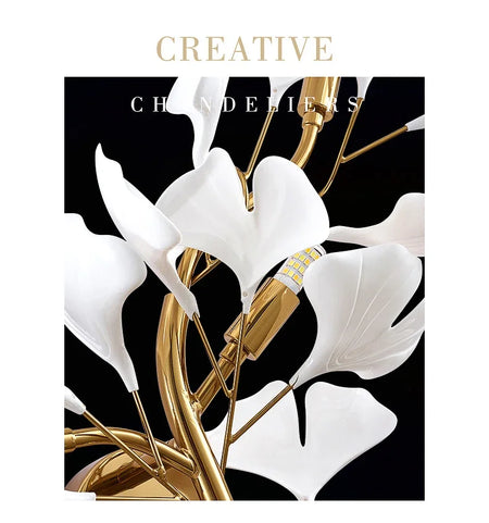 Wall Light - Creative Foyer Nordic Bedroom Ginkgo Leaf Lamp SW-36210234 - SWEET-LIGHTS