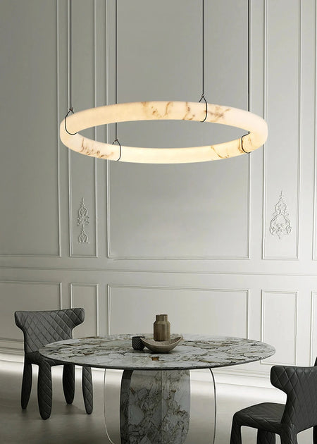 Pendant Light - LED Dimmable Natural Marble Chandelier SW-36210497 - SWEET-LIGHTS