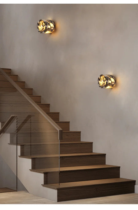Wall Light - Cylindrical Marble Natural Stone Wall Lamp LED Sconce SW-36210456 - SWEET-LIGHTS
