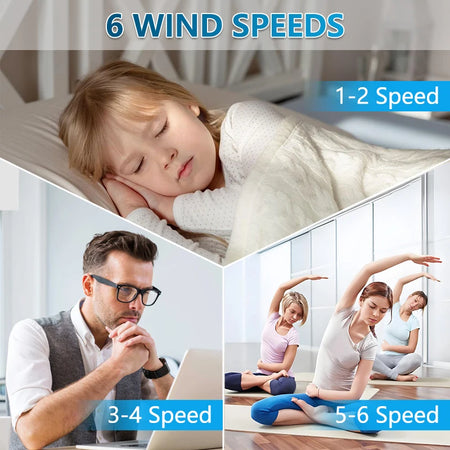 Fans - The New Fan Light with Three Blades and APP Control SW-36210567 - SWEET-LIGHTS