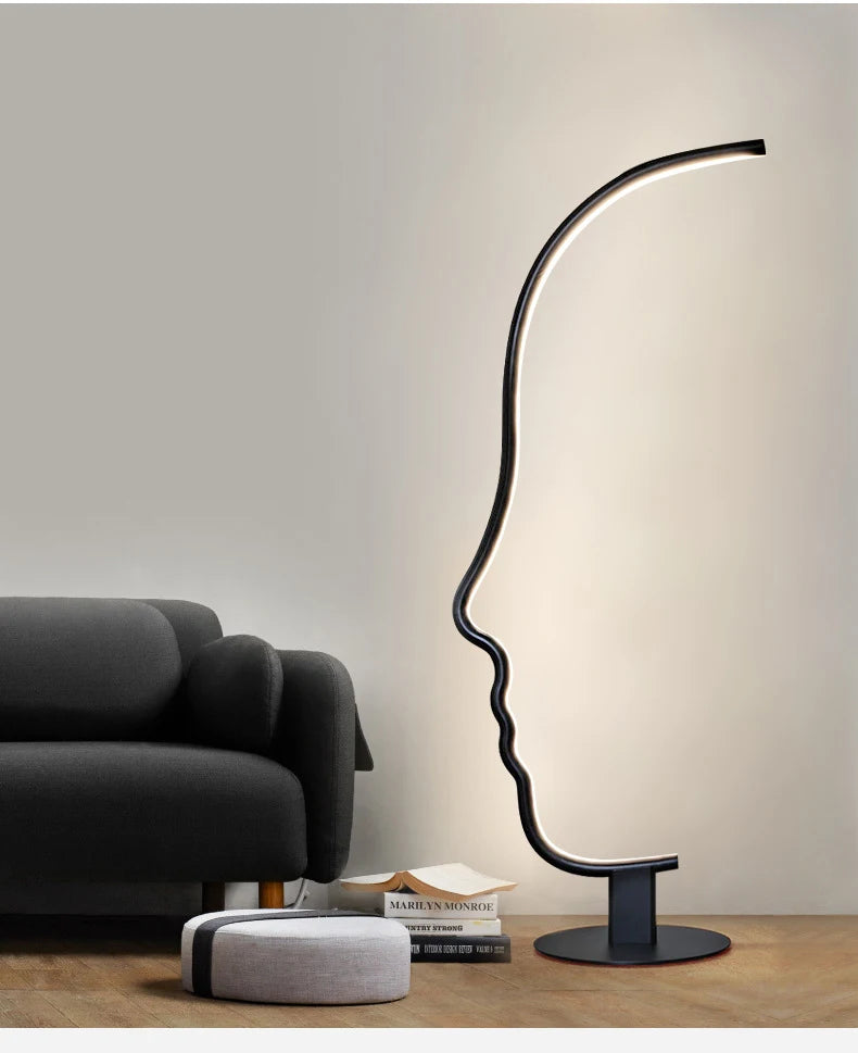 Floor Lamp - New Modern Human Face LED Decor Light SW-36210345 - SWEET-LIGHTS