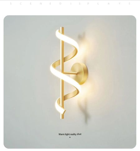 Wall Light - Minimalist LED Wall Lamp Black White Gold SW-36210345 - SWEET-LIGHTS