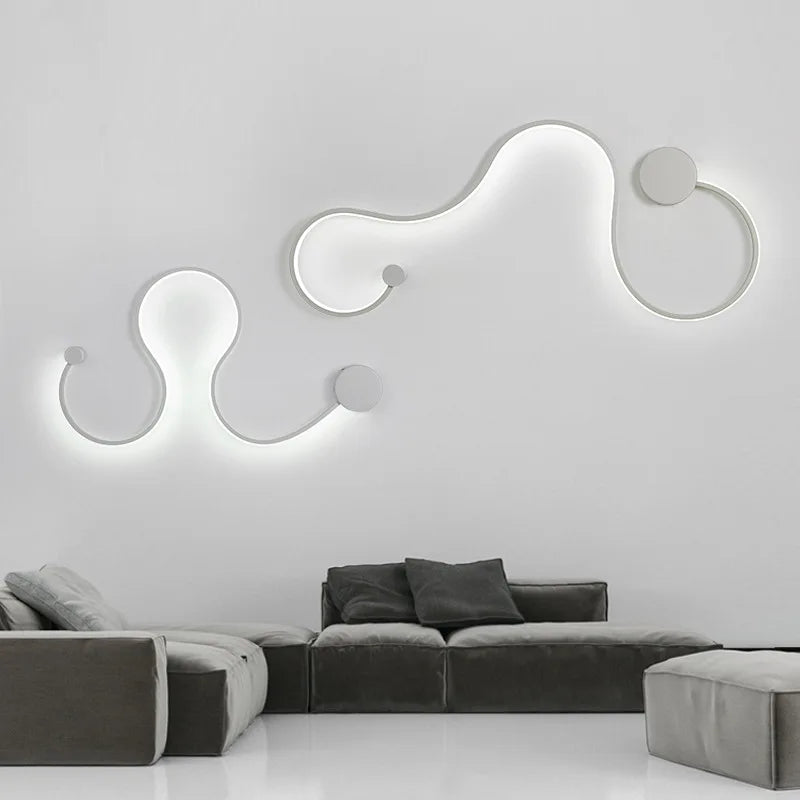 Wall Light - Modern LED Wall Lamps for Bedroom Living Room White/Black Fixtures SW-36210345 - SWEET-LIGHTS