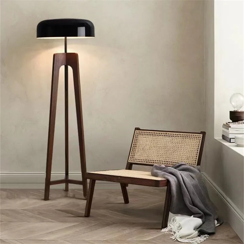 Floor Lamp - Pileo Porada Solid Wood Tripod LED Lamp SW-36210478 - SWEET-LIGHTS