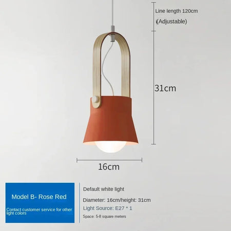 Pendant Light - Nordic Loft LED Iron Macaron Lamp Fixtures SW-36210347 - SWEET-LIGHTS