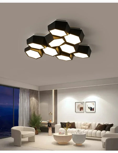 Ceiling Light - Nordic Designer Honeycomb Ceiling Lamp LED Alloy SW-36210345 - SWEET-LIGHTS