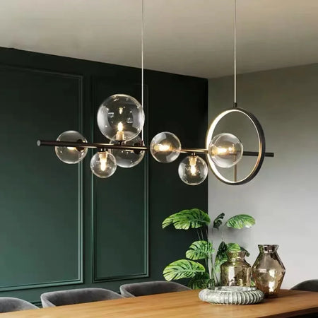 Pendant Light - Nordic LED Chandelier Clear Glass Ball Art Decor SW-36210457 - SWEET-LIGHTS
