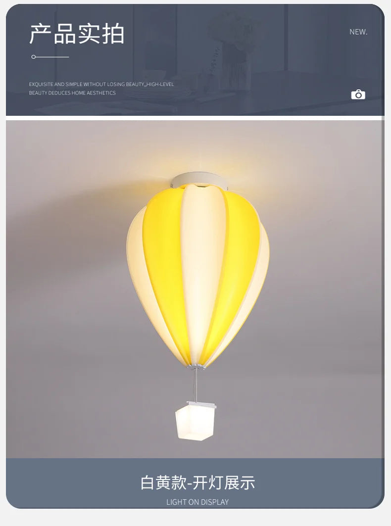 Children Lighting - Cartoon Ceiling Light Hot Air Balloon Lamp SW-36210347 - SWEET-LIGHTS