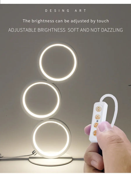 Table Lamp - Dimming Intelligent Touch Ring Night Light Modern Design SW-36210347 - SWEET-LIGHTS