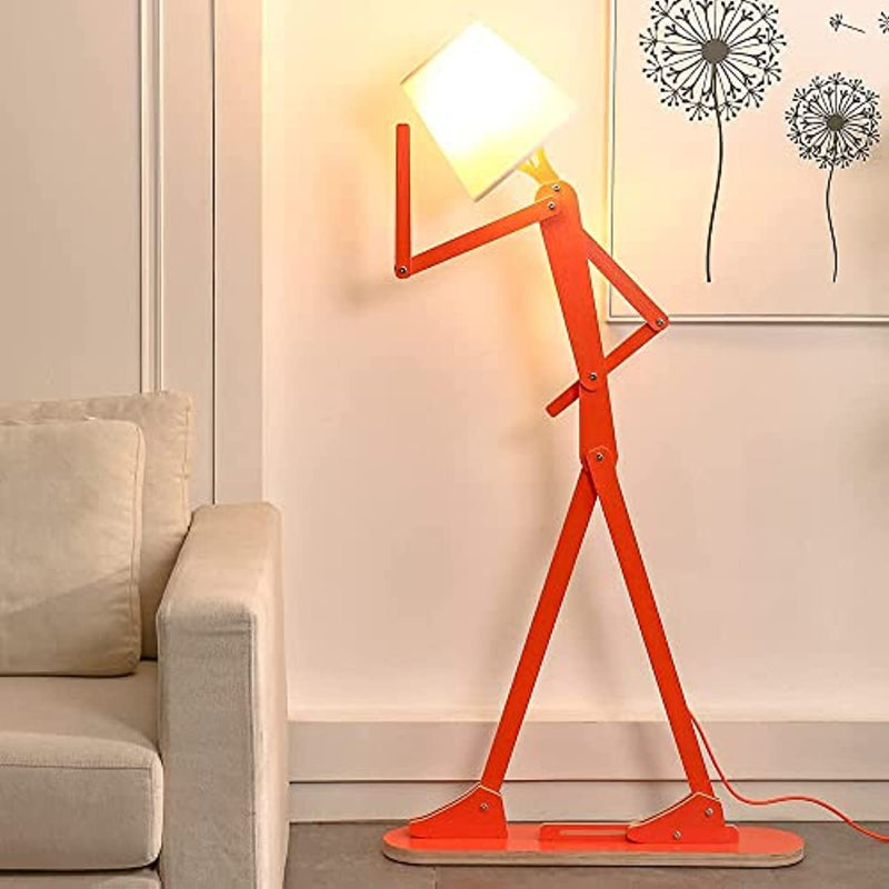 Floor Lamp - Creative DIY Wooden Humanoid Puppet LED Light SW-36210123 - SWEET-LIGHTS