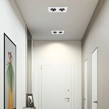 Dimmable Anti-Glare Recessed COB LED Downlights 9W 12W 15W LED Ceiling Lamp AC85~265V LED Ceiling Spot Lights Indoor Lighting - SWEET-LIGHTS