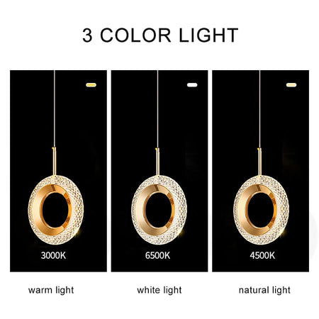 Pendant Light - Nordic Ring LED Indoor Hanging Lamp Room Decor SW-36210234 - SWEET-LIGHTS