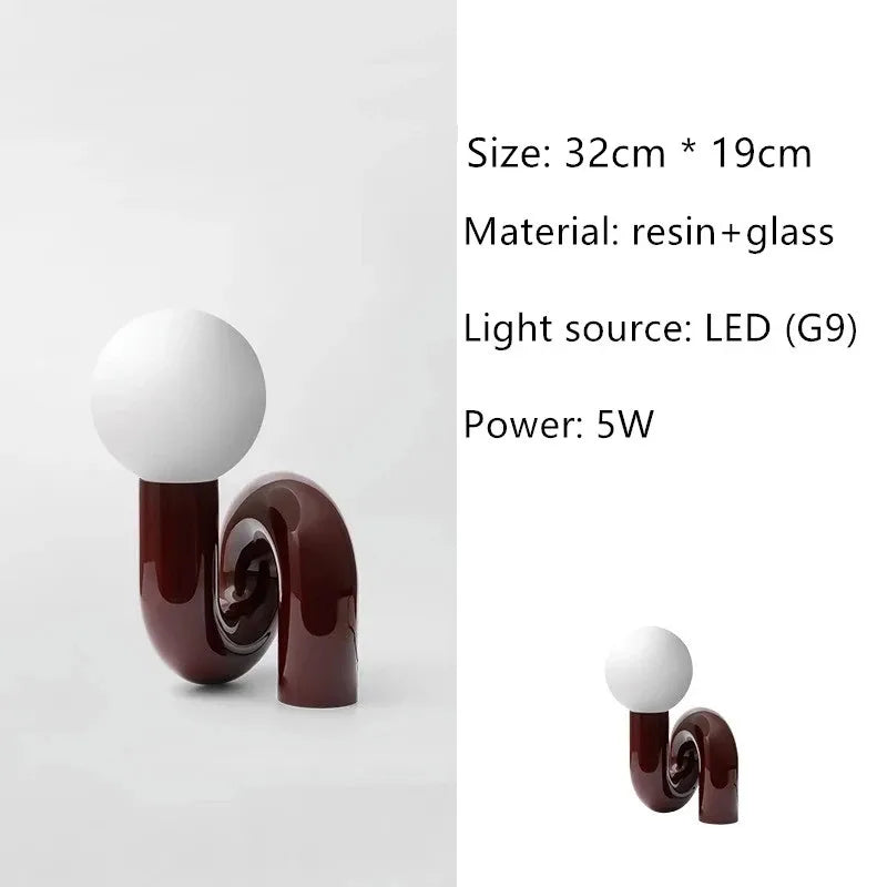 Table Lamp - Nordic Postmodern Glass Desk Lamp SW-36210579 - SWEET-LIGHTS