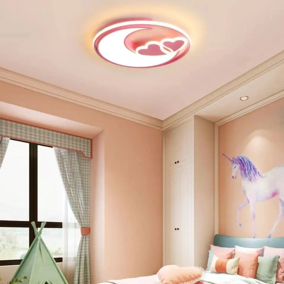 Children Lighting - Heart Shape Ceiling Lights For Girls Room Kids Bedroom Lamp SW-36210345 - SWEET-LIGHTS
