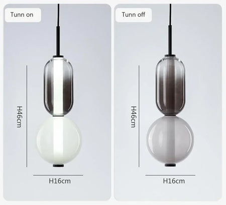 Pendant Light - Modern Candy Glass Italian Hanging Lamp for Loft Kitchen and Restaurant Decor SW-36210345 - SWEET-LIGHTS