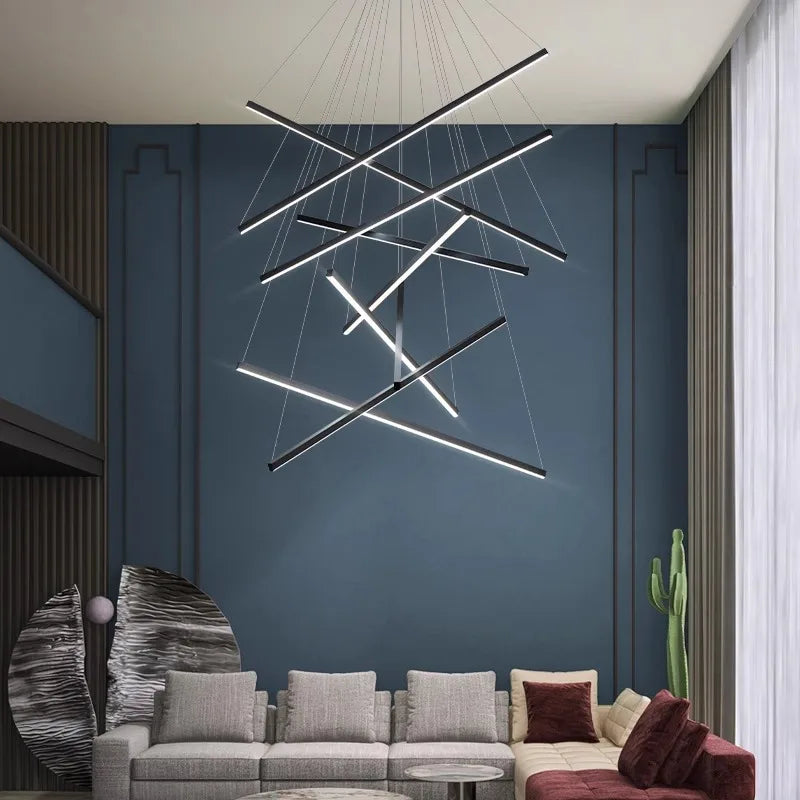 Pendant Light - Modern Stair Chandelier Nordic Luxury LED Ceiling Lamp for Living Room Indoor Light SW-36210567 - SWEET-LIGHTS