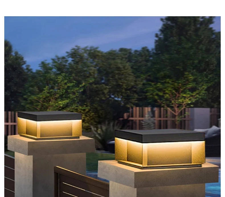 Outdoor Light - Solar Pillar Light Waterproof Garden Lights SW-36210345 - SWEET-LIGHTS