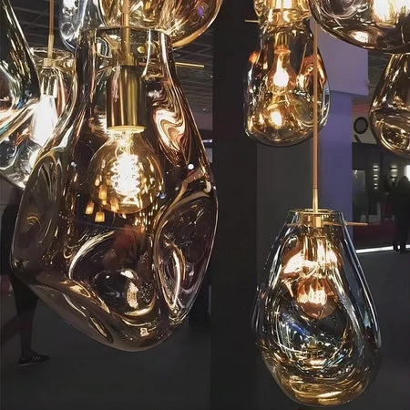Pendant Light - Art Colorful Glass Chandelier for Dining SW-36210345 - SWEET-LIGHTS