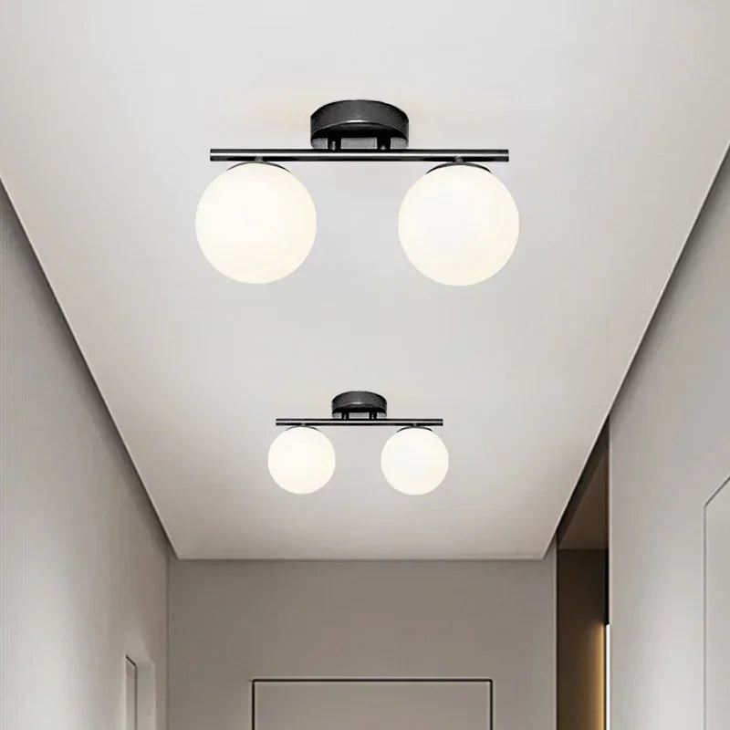 Ceiling Light - Nordic LED Iron Glass Lamp Gold Corridor Aisle SW-36210789 - SWEET-LIGHTS