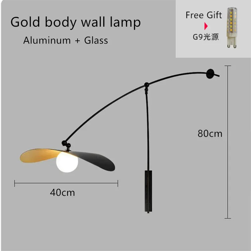Pendant Light - Myrna Mobile Nordic Long Arm Lamp Black Gold SW-36210457 - SWEET-LIGHTS