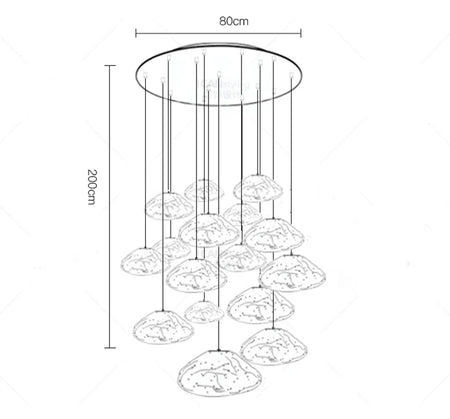 Chandelier - Nordic Home Decor Dining Room Pendant Light Fixture SW-36210457 - SWEET-LIGHTS
