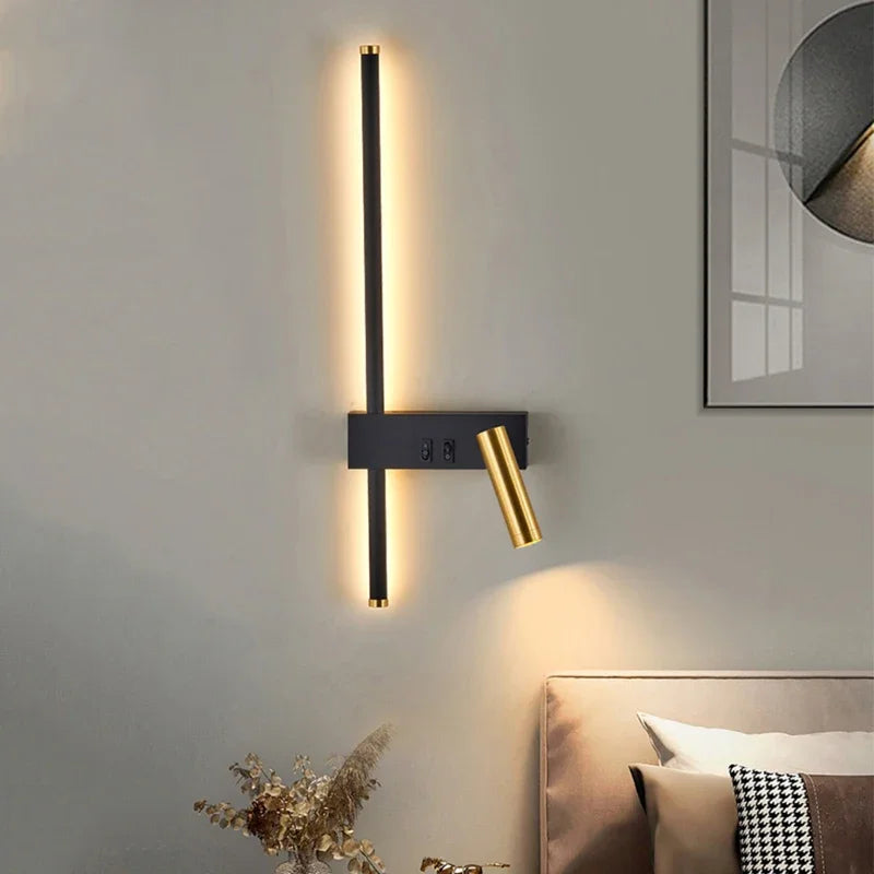 Wall Light - New Reading Minimalist Wall Lamps Bedside Switch SW-36210345 - SWEET-LIGHTS