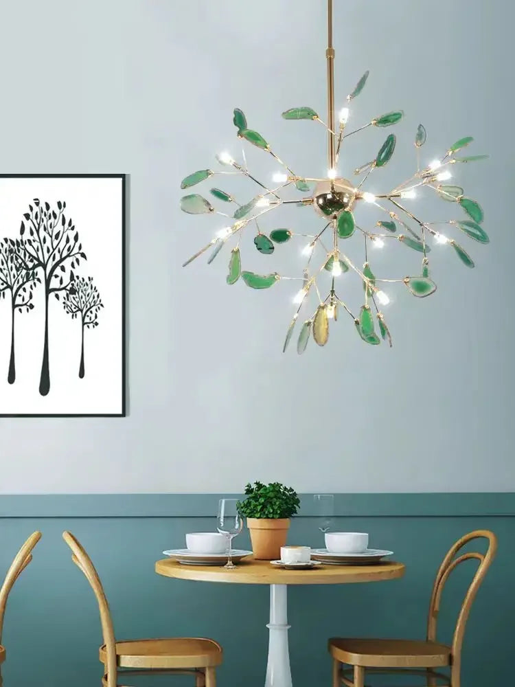 Pendant Light - Firefly Chandelier Agate Postmodern Luxury SW-36210478 - SWEET-LIGHTS