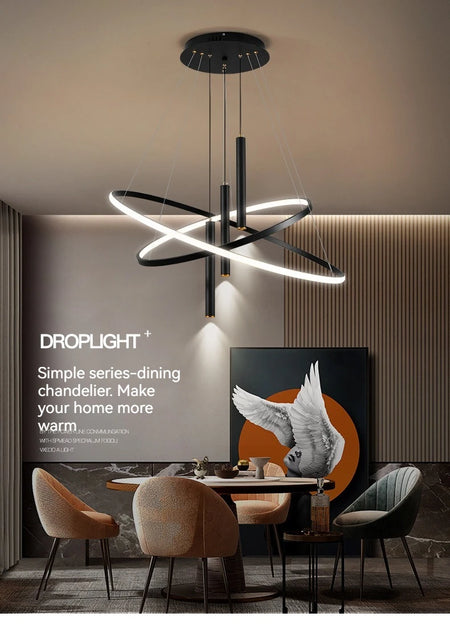 Pendant Light - Modern Round LED Chandelier Fixture for Home Decor SW-36210467 - SWEET-LIGHTS